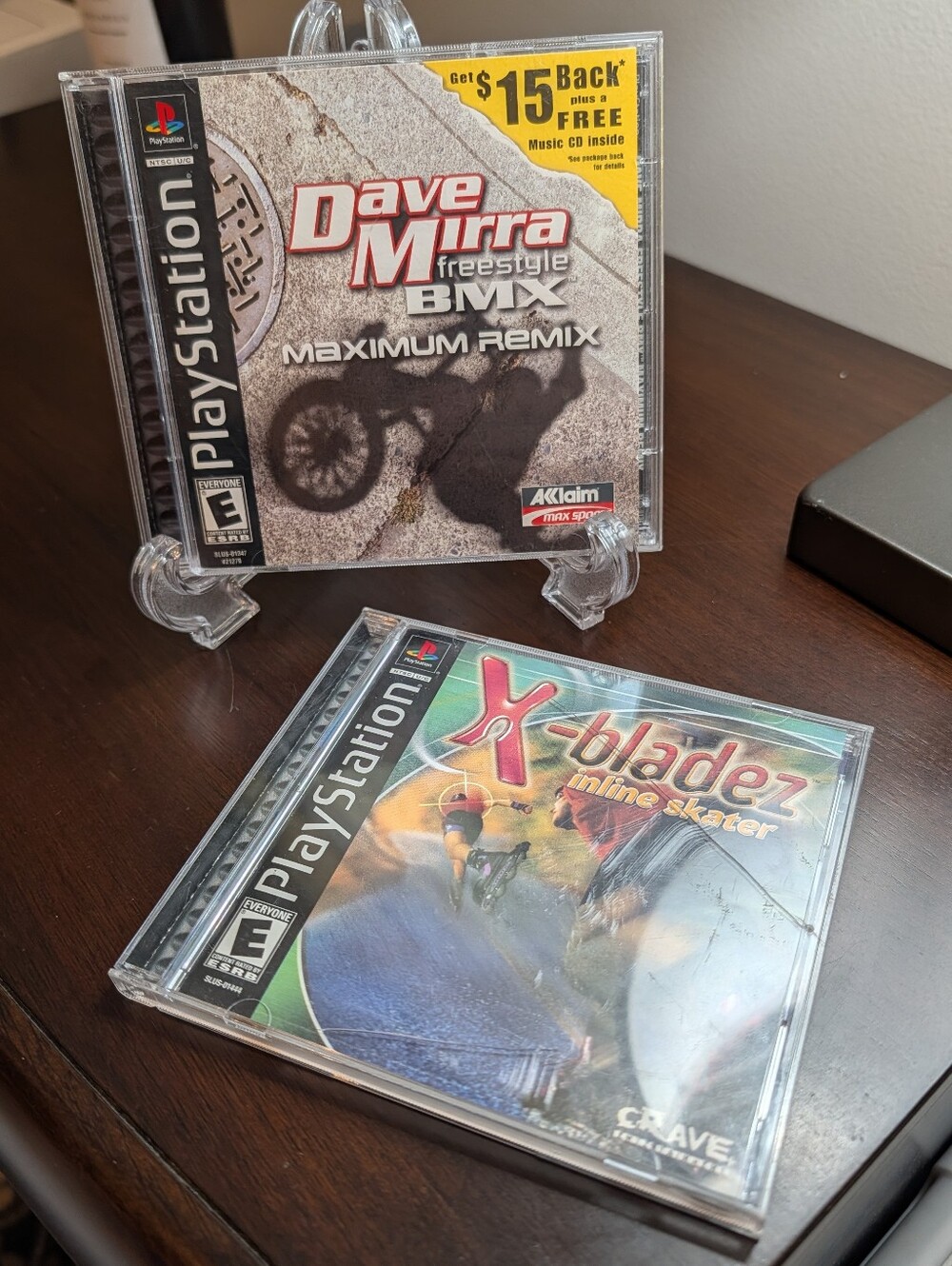 PlayStation 1 Dave Mirra Freestyle Bmx And X-Bladez Inline Skater Games